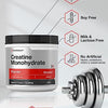 Horbäach Creatine Monohydrate Powder | 17.6oz (1.1 lb) | Micronized and Unflavored | Vegetarian, Non-GMO, and Gluten Free Supplement