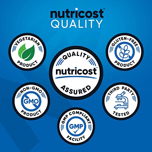 Nutricost Pre-X Xtreme Pre-Workout Powder Complex, Blue Raspberry, 30 Servings, Vegetarian, Non-GMO and Gluten Free