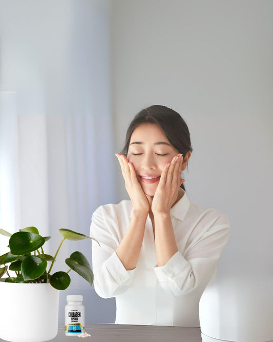 MetpharmUSA Collagen Peptides Capsu;ES, 1000 mg, Hair Skin Nails and Joint Support, 30 Servings