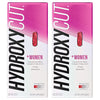 Hydroxycut + Pastillas para mujeres con biotina y colágeno | Cabello, Uñas y Vitaminas para la Piel | Suplemento de hierro | Pastillas energéticas, 60 unidades (paquete de 2)