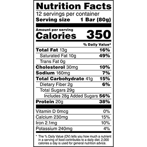 Gatorade Whey Protein Recover Bars, chispas de chocolate, barras de 2.8 onzas (12 unidades)