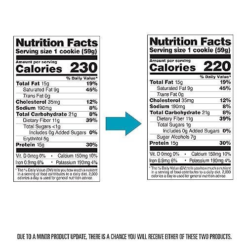 Quest Nutrition Double Chocolate Chip Protein Cookie, High Protein, Low Carb, 12 Count