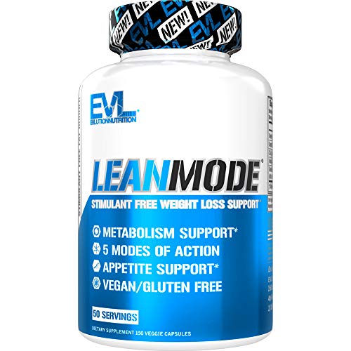 Píldoras de apoyo para pérdida de peso EVL - Soporte multiusos premium para metabolismo del apetito y pérdida de grasa para hombres y mujeres - LeanMode con extracto de grano de café verde CLA y Garcinia Cambogia - 50 porciones