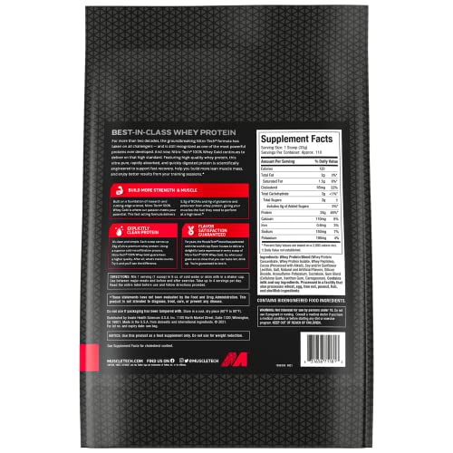 Nitro-Tech Whey Protein, Chocolate, 8 lb (109 Servings)