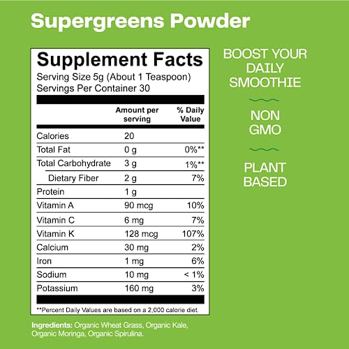 Amazing Grass Super Greens Booster, 30 Servings