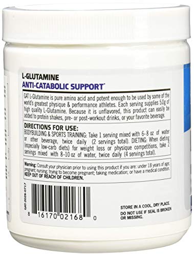 GAT Sport L-Glutamina Sin Sabor 10.58oz 300g