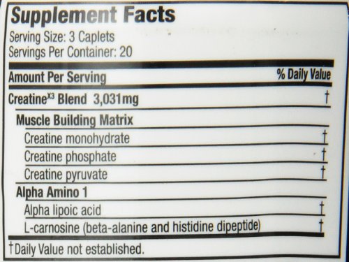 Six Star Creatine Pills Post Workout X3 Cápsulas de creatina, mezcla de monohidrato de creatina, recuperación muscular y desarrollo muscular para hombres y mujeres, suplementos de creatina, 20 porciones