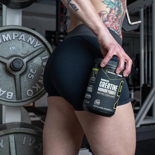 NutraBio Creatine Monohydrate Supplement, Unflavored, (150 g) - Supports Muscle Energy, Recovery, and Strength - HPLC Tested Pure Grade Creatine Supplement