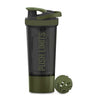 Artoid Sports Protein Shaker Bottle, 24-Ounce, Dual Mixing Technology, BPA Free, Black/Moss Green
