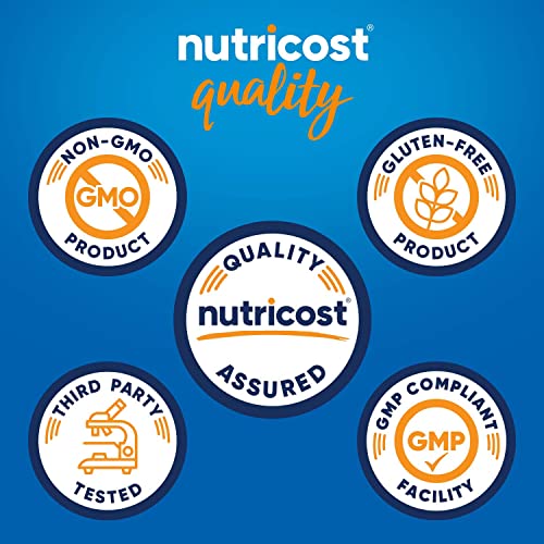 Nutricost Vitamina C con escaramujo 1025 mg, 240 cápsulas - Vitamina C 1000 mg, escaramujo 25 mg, suplemento premium, sin OGM, sin gluten
