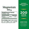 Nature’s Bounty Magnesium, Bone and Muscle Health, Whole Body Support, Tablets, 500 Mg, 200 Ct