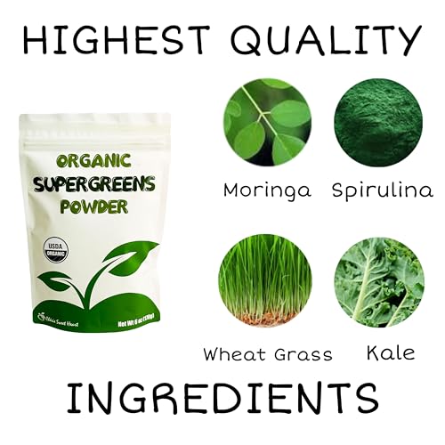 Cherie Sweet Heart Supergreens Powder, 6 oz (34 Servings)