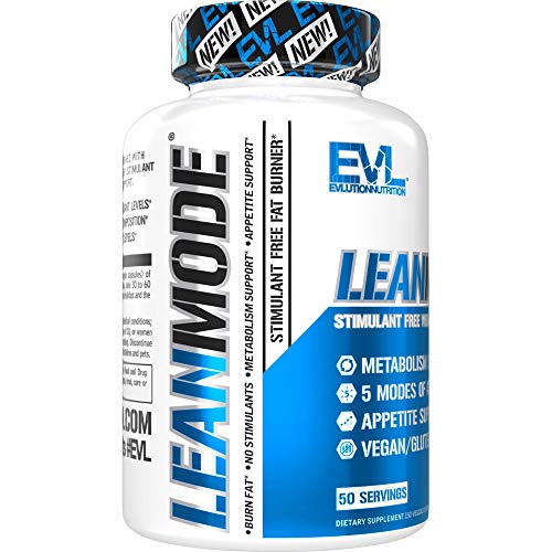 Píldoras de apoyo para pérdida de peso EVL - Soporte multiusos premium para metabolismo del apetito y pérdida de grasa para hombres y mujeres - LeanMode con extracto de grano de café verde CLA y Garcinia Cambogia - 50 porciones