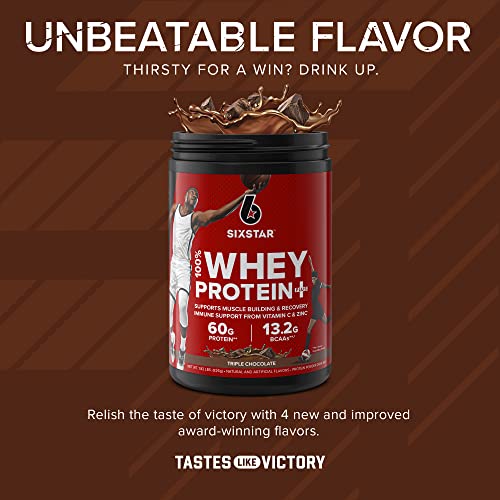 Six Star Elite Series 100% Whey Protein Plus Triple Chocolate 1.8lbs US