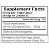 Invigorating Pure Tribulus Terrestris for Men - Performance Maximizing Testosterone Booster Tribulus Terrestris Supplement with 90% Saponins - Plant Based Stamina Strength and Energy Pills for Men