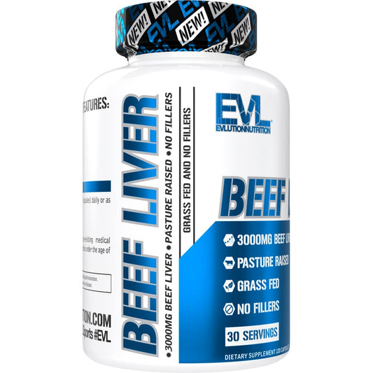 Grass Fed Beef Liver Capsules - Pasture Raised Desiccated 3000mg Grassfed Beef Liver Supplement for Energy Immunity and Liver Support - Iron Rich Beef Organ Supplement for Men and Women (30 Servings)