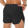 Sazeky Mens Running Shorts 3 Inch Quick Dry Lighweight Gym Workout Shorts with Zipper Pockets Athletic Jogging Shorts for Men Black