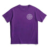 Custom T Shirts Made in USA Bulk Customized Heavy Cotton T Shirts for Men Women Design Your Own Personalized Shirts with Logo Text，Purple，X-Small