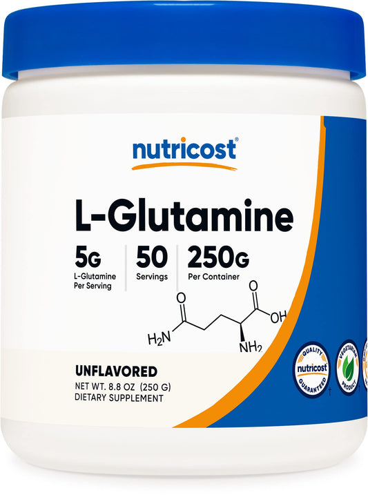 Nutricost L-Glutamine Powder 250 Grams