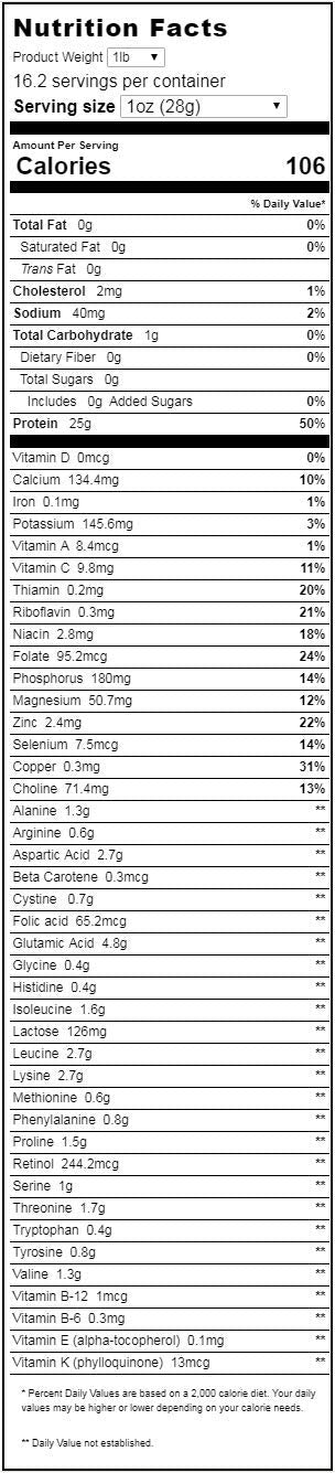 Z Natural Foods Ultra Whey Protein Isolate Powder - Pure, Unflavored, Unsweetened Whey Protein Powder - Flavorless Whey Isolate with Vital Proteins for Fitness, Sports Nutrition, Immune Support, 1 lb