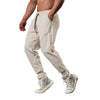 Lasjixion Men's Casual Sweatpants Joggers for Men Workout Hiking Pants Running Pants Sports Track Training Apricot