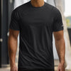Zengjo Workout Shirt Men Quick Dry(Grey,M)