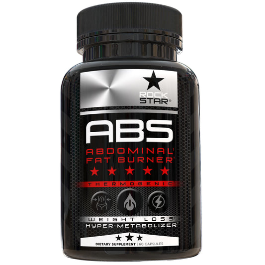 Rockstar Abs – Thermogenic Ab Fat Burner, Hyper Metabolizer for Belly Fat & 6 Pack Support, Weight Loss, Energy & Metabolism Booster Pills for Men & Women – Targeted Abdominal Fat Loss Supplement