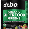 Organic Superfood Greens & Fruit Supplements - Energy Super Food Fruits and Veggies Supplement Tablets - Daily Green Veggie Powder Blend Plus Vegetable Foods Alfalfa, Spinach, Cabbage & Spirulina Tabs