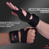 FITNESS FORCE Ventilated Gym Gloves for Men with Built-in Wrist Support for Workouts Weightlifting Gloves Workout Gloves for Women Exercise Fitness Gloves Perfect for Powerlifting, Cross Training