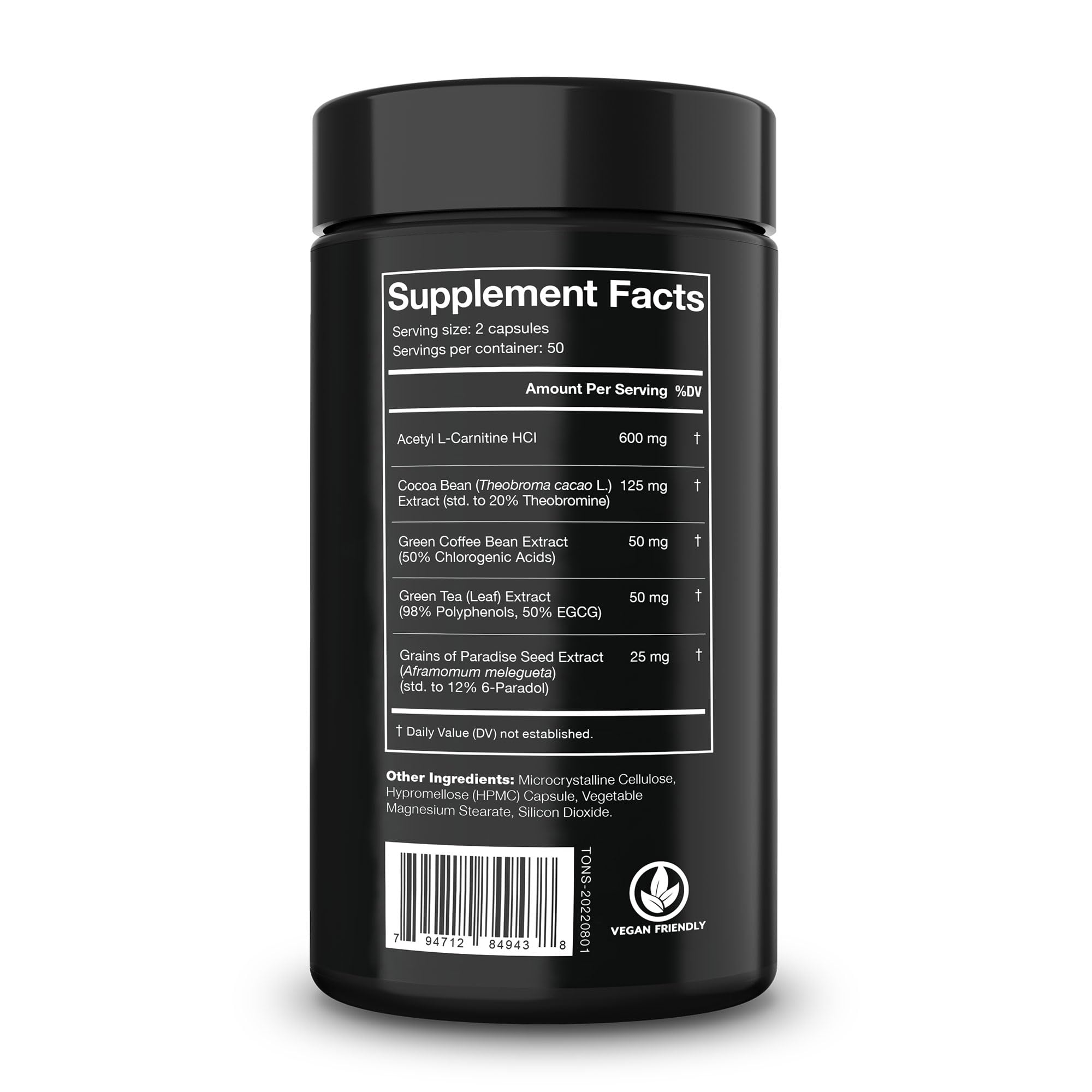 JNX SPORTS The Omen! Non-stimulant Thermogenic Fat Burner (100 Capsules) for Men & Women with L Carnitine | Fat Burner Appetite Suppressant Supplement
