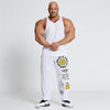Muhshoiy Men's Workout Trainning Tank Tops Slim Fit Muscle T Shirt Quick Dry Runnning Top Athletic Gym Tee 3 Pack White/XL