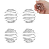 BooMetCheer 4 Pcs 2.1-Inch Large Size Shaker Balls for Protein Shakes,Milkshake and Salad Dressing,304 Stainless Steel Shaker Ball