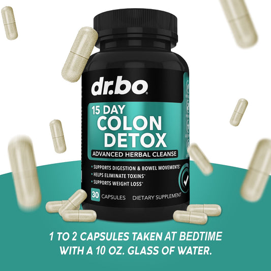 Colon Cleanser Detox for Weight Flush - 15 Day Intestinal Cleanse Pills & Probiotic - Fast Natural Laxative for Constipation Relief - Bowel Movement Supplements for Stomach Bloating, Gut Loss Support