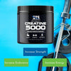 STS Creatine 300 Grams - 100% Pure Raw Creatine Monohydrate Powder, Pre-Workout, Post-Workout, Build Muscle and Stamina - 60 Servings - with scoop