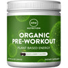 MRM Nutrition Organic Pre-Workout Powder | Black Cherry Flavored | Superfoods + 150mg Natural Caffeine + adaptogens | Clean energy + Focus| Healthy blood flow | Vegan + Non-GMO | 20 servings