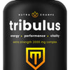 Tribulus Terrestris for Men | 2000mg Supplement Booster for Energy, Vitality, Stamina & Performance | Extra Strength Saponins | Maca & Black Pepper Extract for Enhanced Absorption | 90 Vegan Capsules