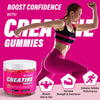 Creatine Monohydrate Gummies 5000mg for Men & Women, Gomitas de Creatina 5g Creatine Monohydrate, 0g Sugar Chewables Creatine Pre-Work Out for Muscle Strength, Vegan,120 Count (120 Count, Strawberry)