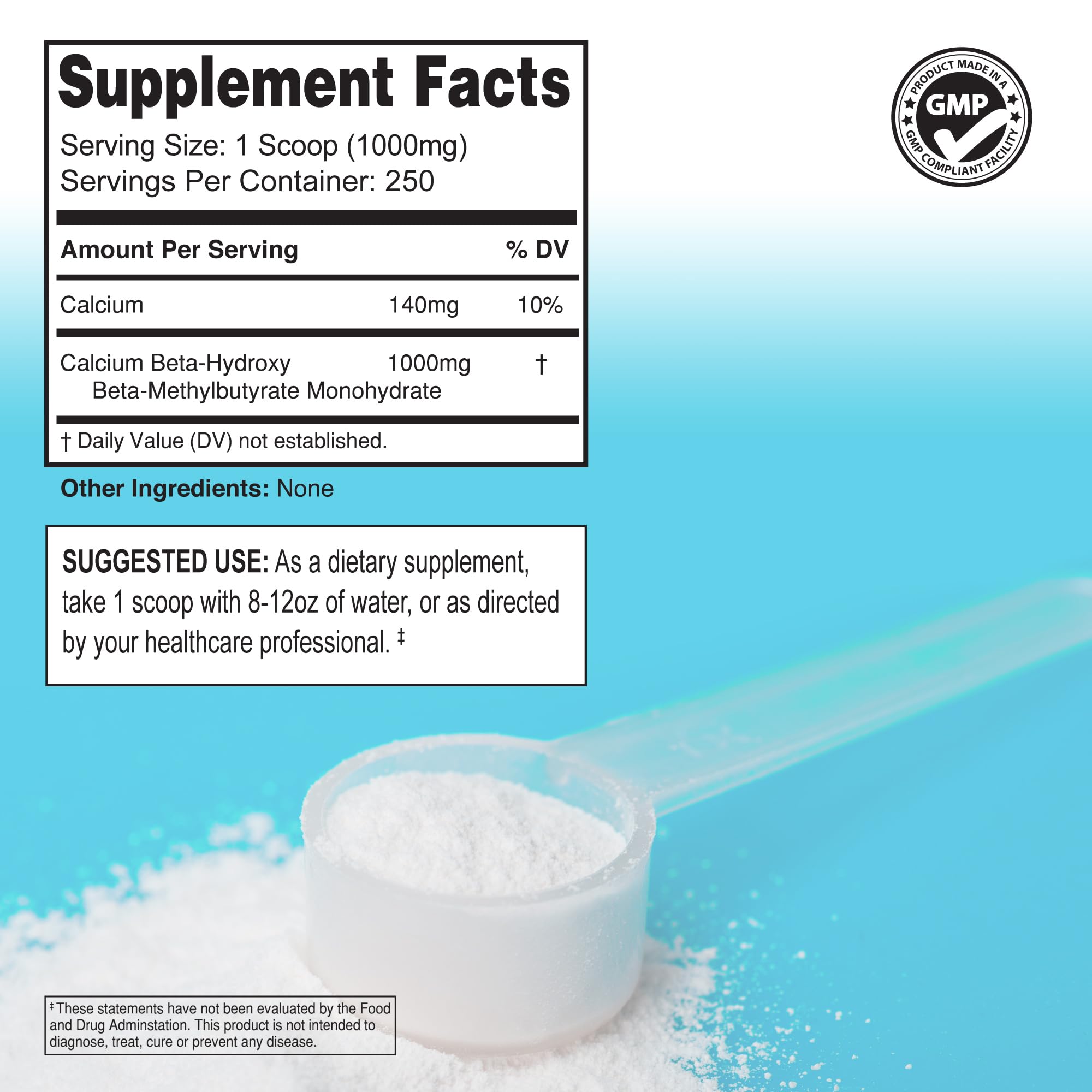 It's Just! - L-Glutamine Powder, Unflavored, Amino Acid, Faster Muscle Recovery, Leaky Gut, Digestive Support (500 Grams / 100 Servings)