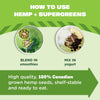 Manitoba Harvest Hemp & Supergreens Powder, 7.5 oz