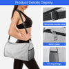C&F BOGMOST Small Gym Bag for Travel & Duffel - 15 Inch Lightweight Carry On Bag for Men & Women, Mini Duffel Bag,Perfect for Sports, Weekend Trips, and Overnight Stays, Grey