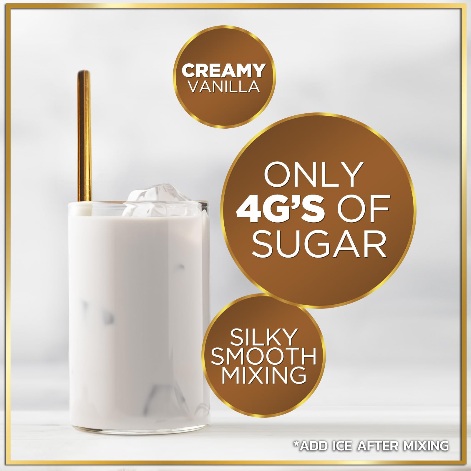 Whey Protein Powder, Creamy Vanilla Whey Isolate with 26g Protein & BCAAs - Support Muscle Growth, Recovery & Fitness - Gluten Free, Fast Absorbing, Easy Digesting for Women & Men - 24 Servings