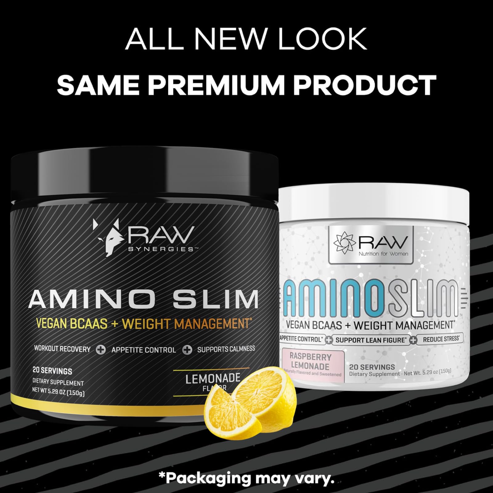 Amino Slim - Slimming BCAA Weight Loss Drink for Women, Vegan Amino Acids & L-Glutamine Powder for Post Workout Recovery & Fat Burning | Daily Appetite Suppressant, Metabolism Booster & Stress Relief
