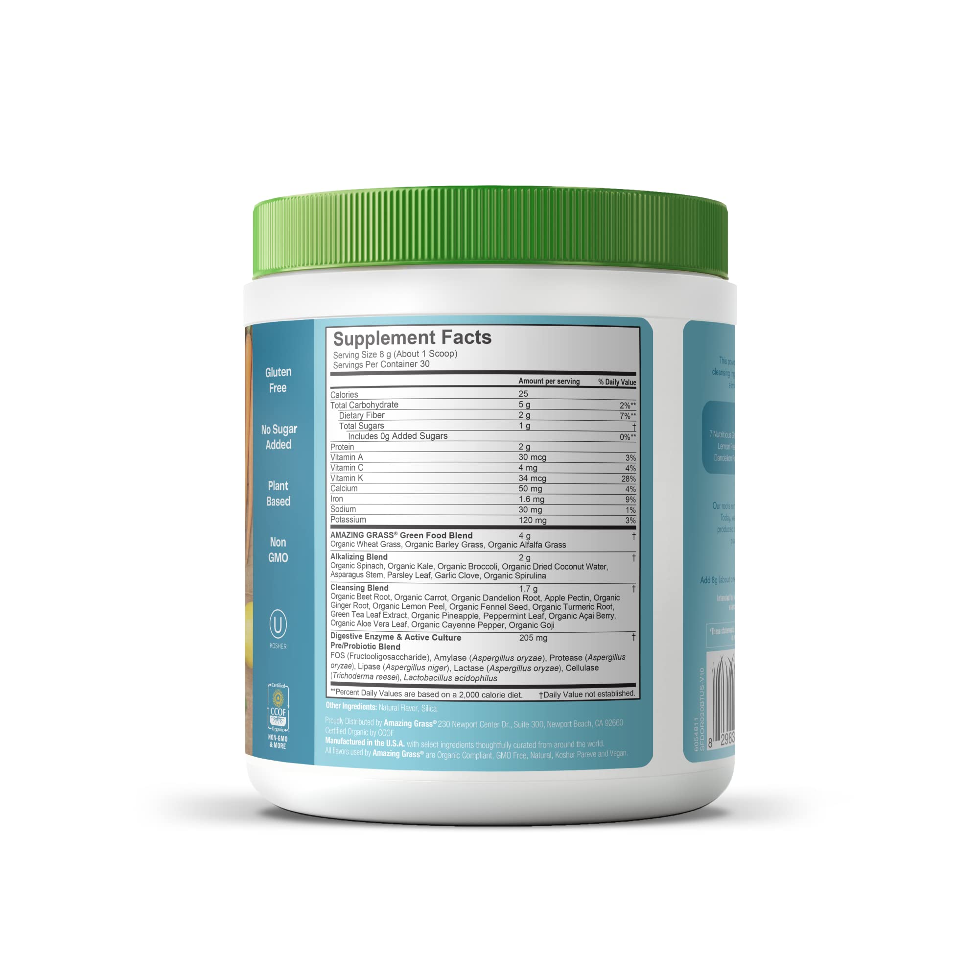 Amazing Grass Detox Greens Powder, 30 Servings
