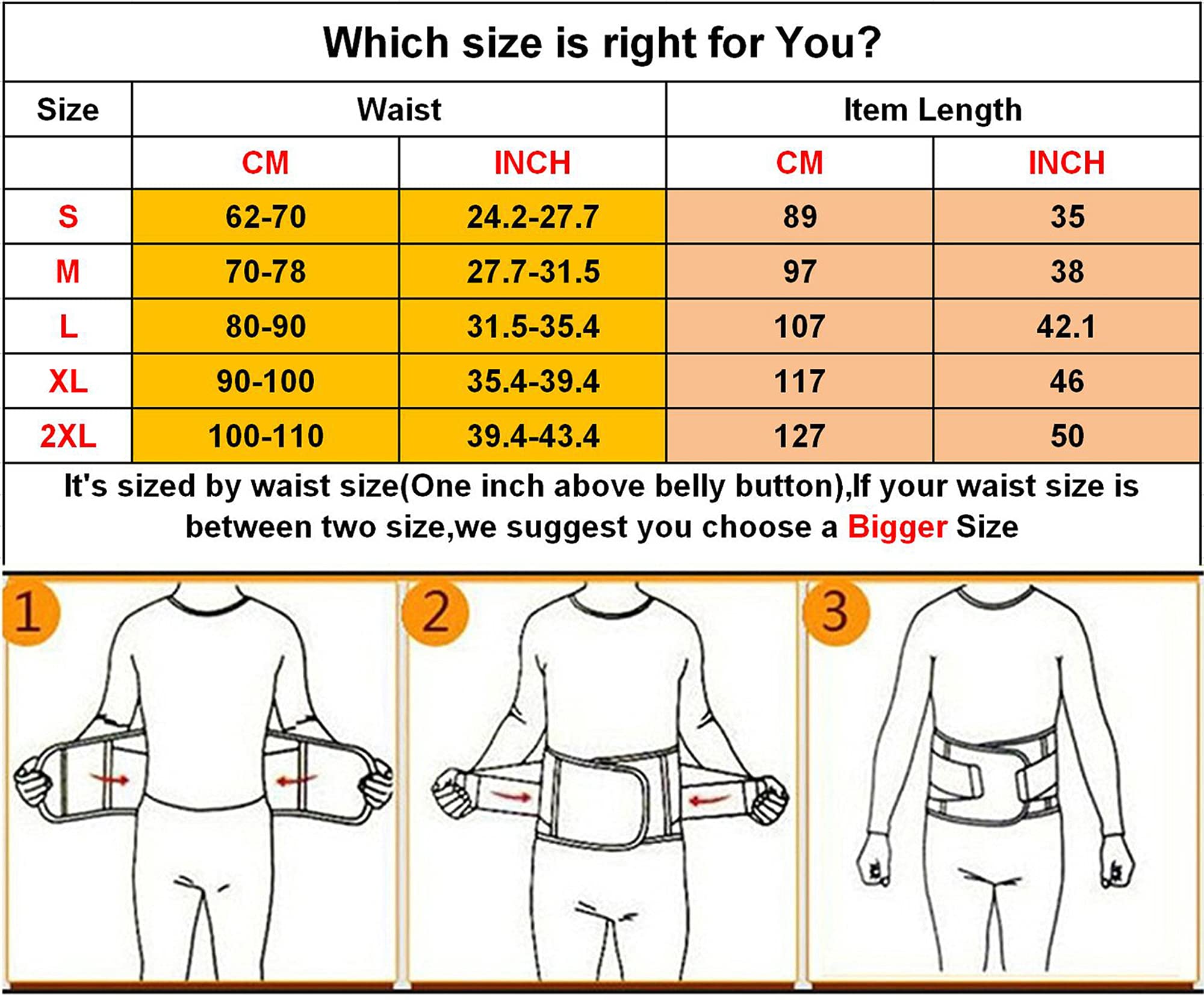 VENUZOR Waist Trainer Belt for Women - Waist Cincher Trimmer - Slimming Body Shaper Belt - Sport Girdle Belt (UP Graded)(Black,Medium)