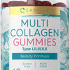 Carlyle Collagen Gummies | 60 Count | Multi Collagen Complex | Beauty Formula Supplement | Mixed Berry Flavor | Non-GMO, Gluten Free