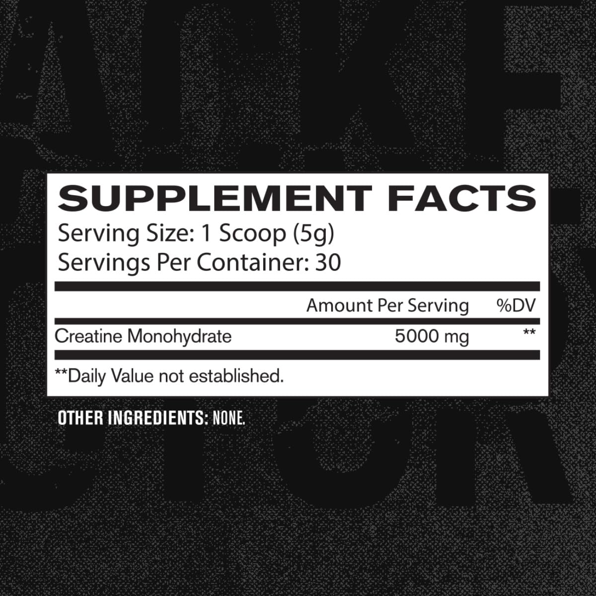 Jacked Factory Creatine Monohydrate Powder 150g - Creatine Supplement for Muscle Growth, Increased Strength, Enhanced Energy Output and Improved Athletic Performance 30 Servings, Unflavored