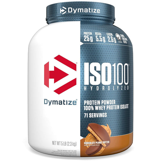 Dymatize ISO 100 Whey, Chocolate PB, 5 lb