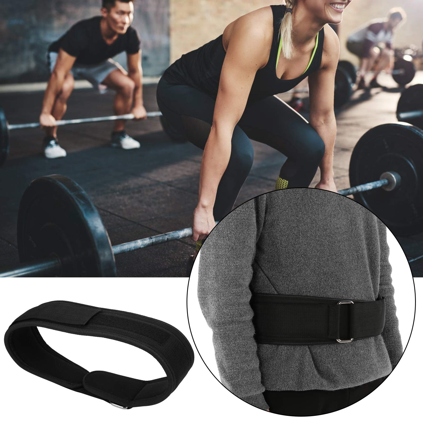 Waistband, Ergonomically Designed Weightlifting Belt, High Density for Weightlifting Gyms (M)