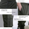 Southpole Men's Lightweight Tech Woven Jogger Pants, Cargo Pockets, Quick Dry, Grey, Small
