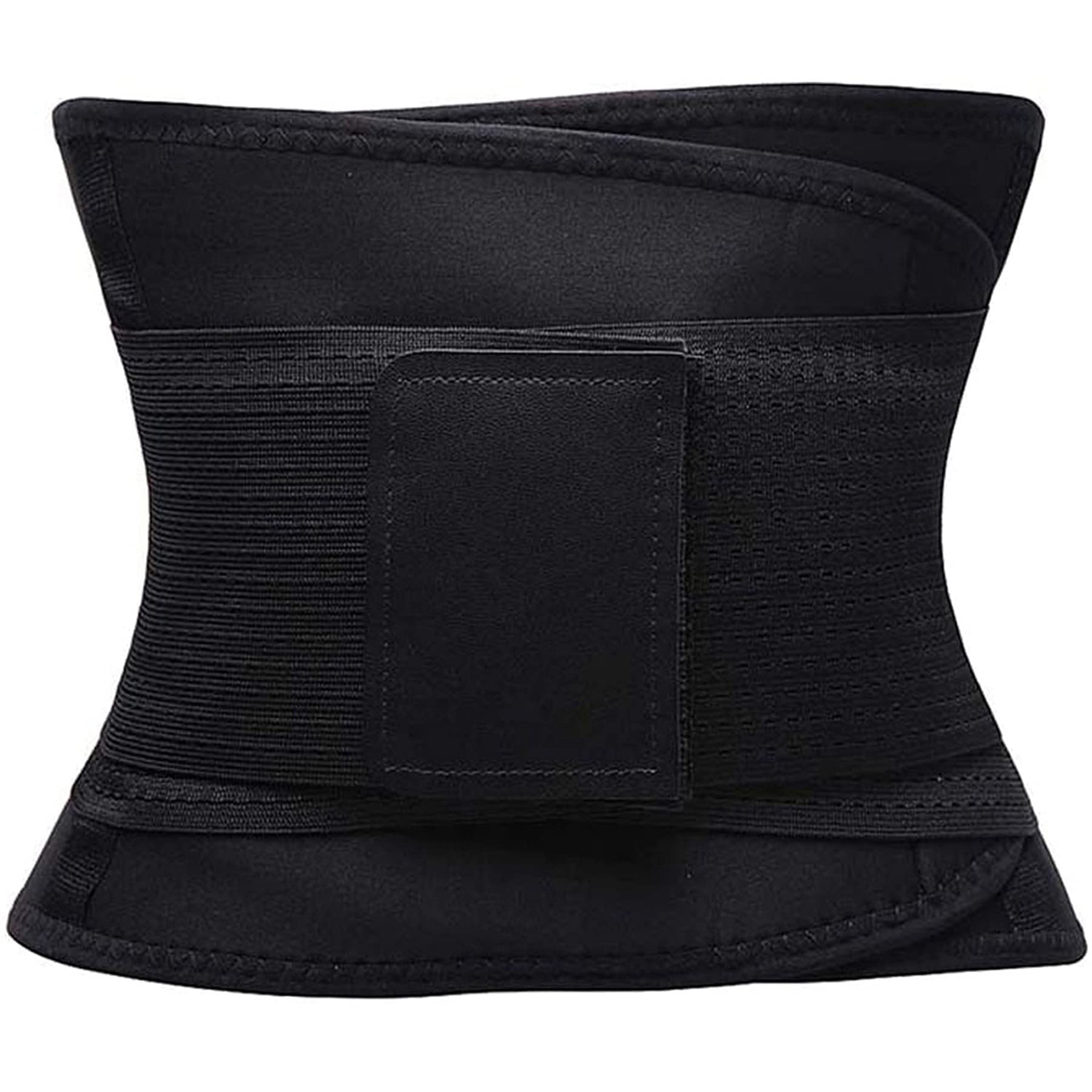 VENUZOR Waist Trainer Belt for Women - Waist Cincher Trimmer - Slimming Body Shaper Belt - Sport Girdle Belt (UP Graded)(Black,Medium)